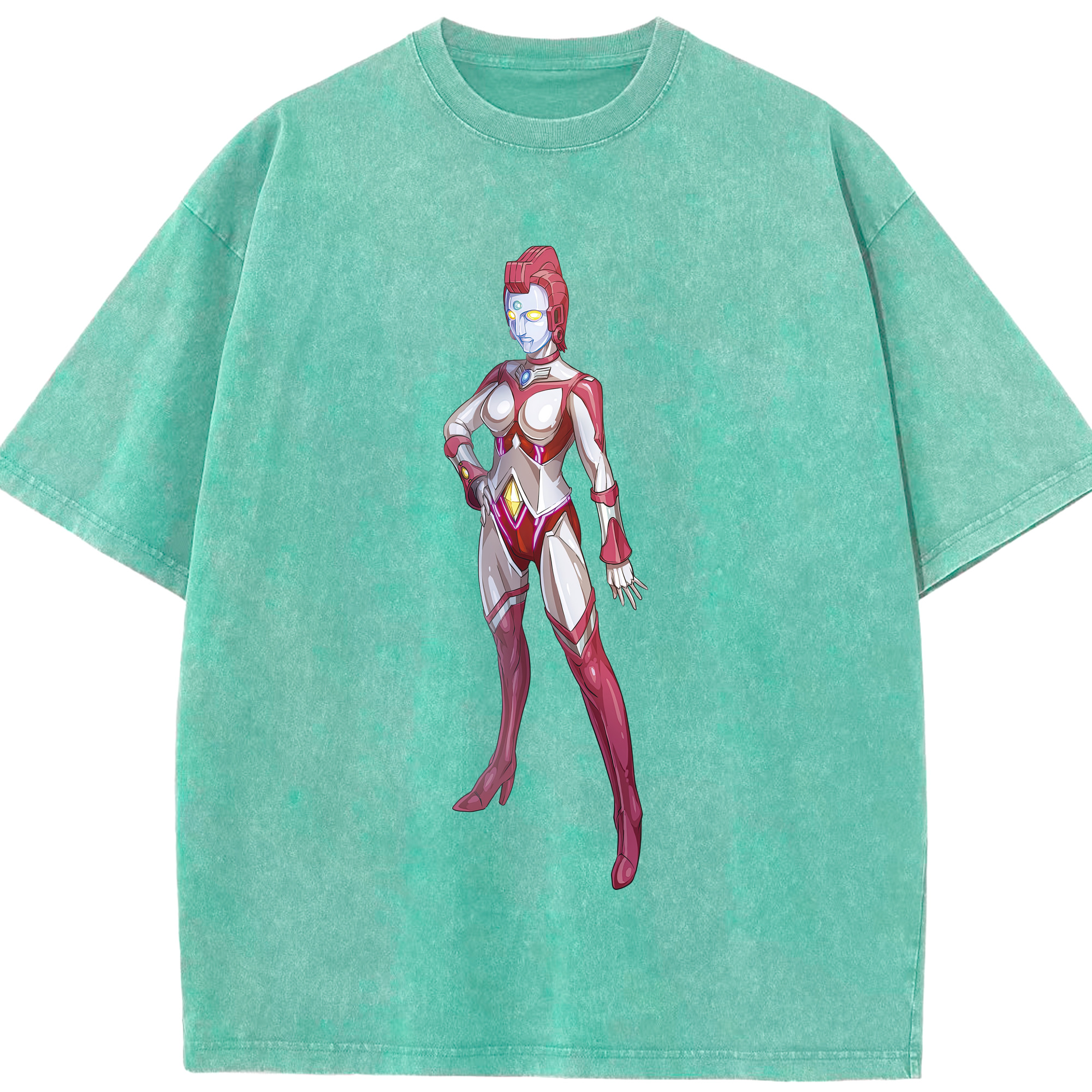 （画像用） ウルトラマン Ultraman 綿100% ヴィンテージ風 半袖Tシャツ（フロントプリント）